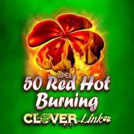 50 Red Hot Burning Clover Links slot icon by Novomatic, available at Winbig21 Casino
