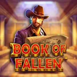 Book Of Fallen online game logo by Pragmatic Play on winbig21casinos.es