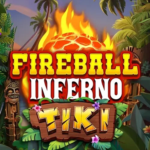 Fireball Inferno Tiki logo by NetEnt Winbig21 Casino