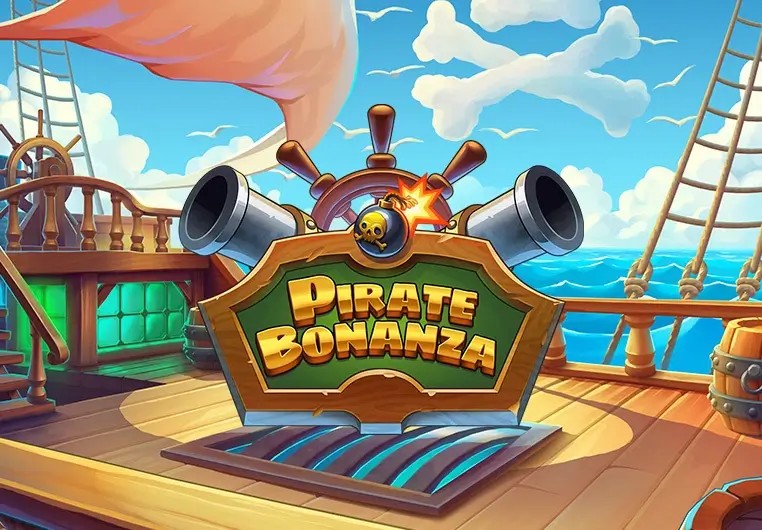 Pirate Bonanza Slot logo – Slots by Backseat Gaming at Winbig21 Casino